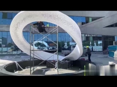 3.5 Metre Yükseklik Modern LED Paslanmaz Çelik Yapıt Heykel