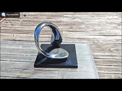 Modern küçük paslanmaz çelik iç süslemeler heykel