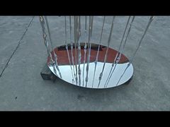 Cilalı Paslanmaz Çelik Soyut Kurbağa, Hayvan Bahçesi Süsleri