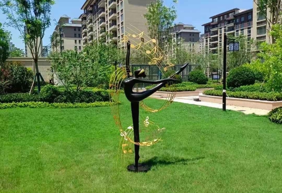 Bahçe Dekorasyonu İçin Modern Açık Bakır Heykel